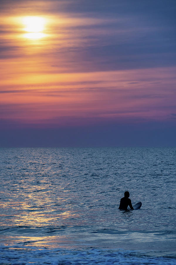 Surfer Sunrise, Fernandina Beach, Florida Photograph by Dawna Moore Photography