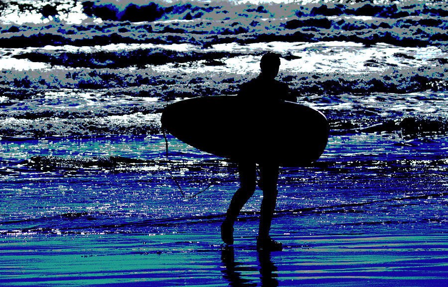 Surfer Toon Photograph by Tammy Hankins