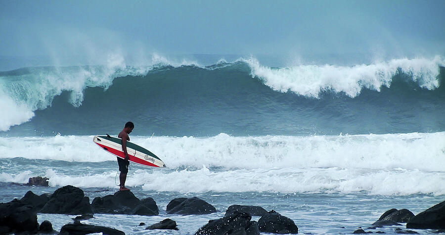 Sports Photograph - Surfer, Troncones Mexico by William Mertz Photography