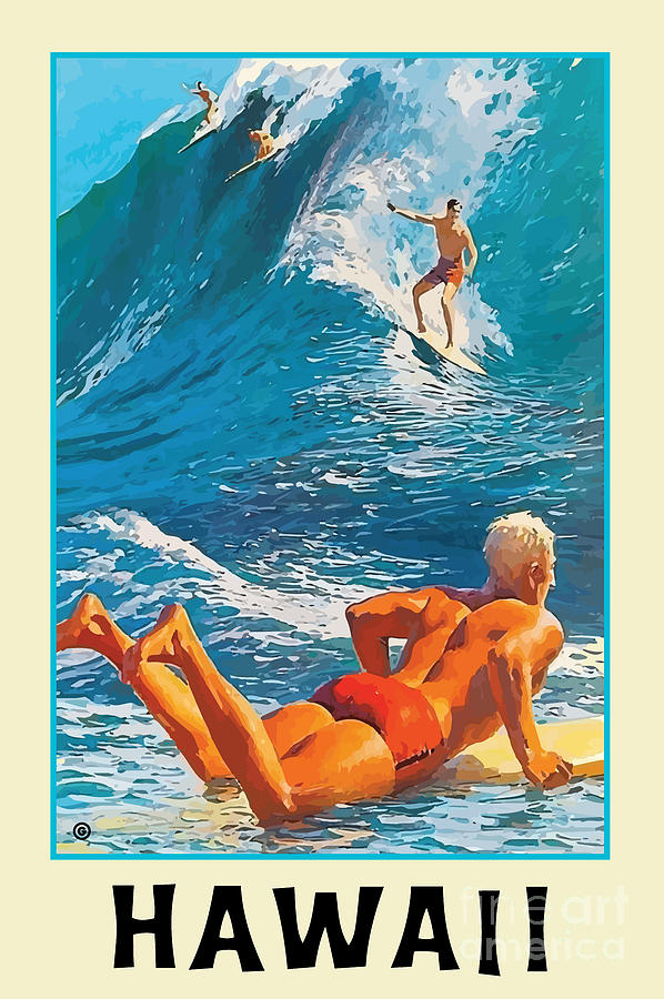 Surfer Two Digital Art by Gary Grayson