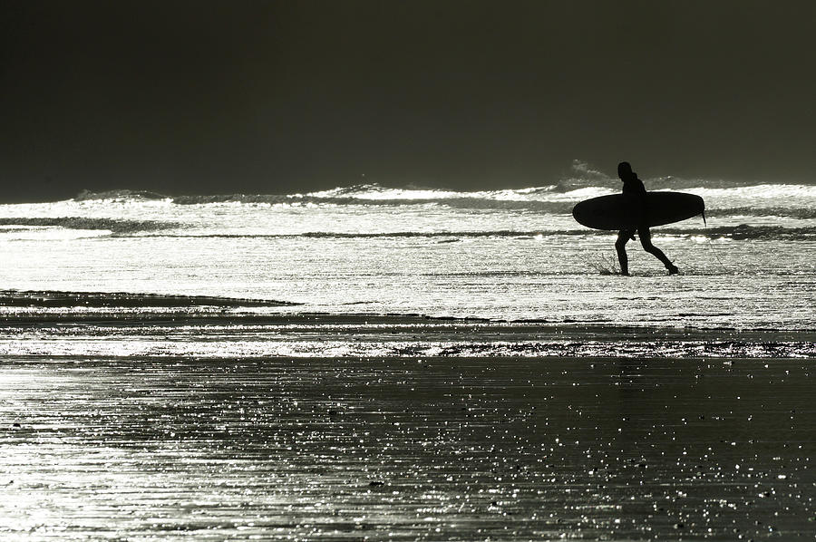 Surfing at Croyde #37 Photograph by Mark Woollacott - Fine Art America