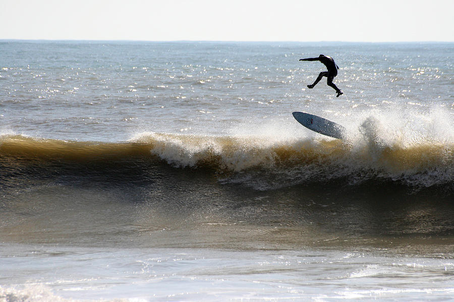 Surfing at Freshwater Bay, Isle of Wight. Gravity Photograph by s0ulsurfing - Jason Swain