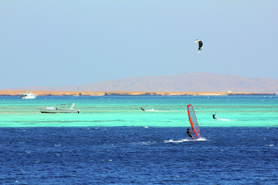 Surfing On Red Sea Photograph by Mikhail Kokhanchikov
