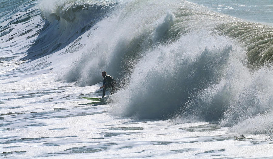 Surfing Santa Cruz #4 Photograph by Carla Brennan
