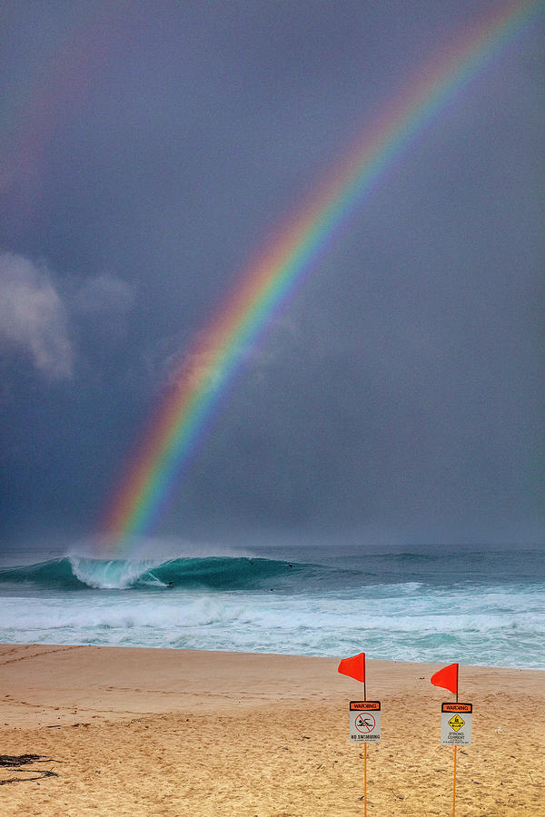 Surfing The Rainbow Photograph by Sean Davey