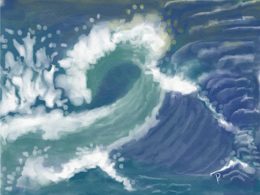 Surfs Up Digital Art by Penny FireHorse