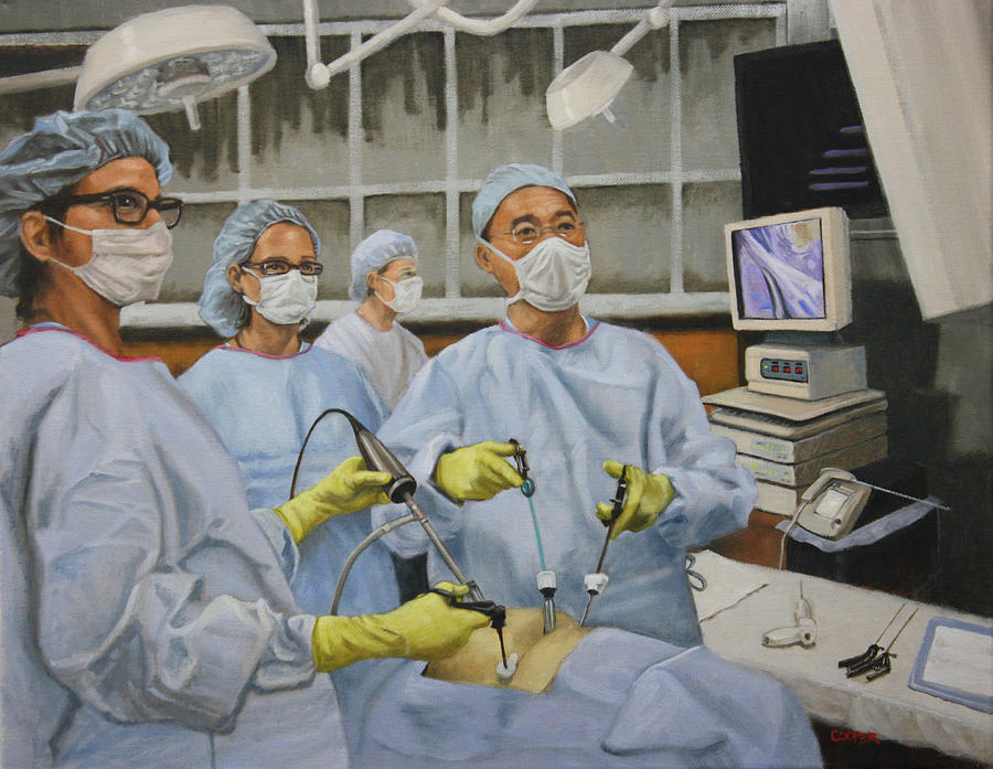 Surgery 2019 Painting by Todd Cooper