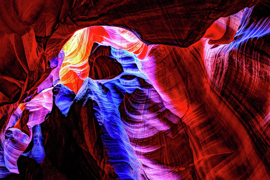 Surreal Canyon Light Photograph by Gregory Ballos