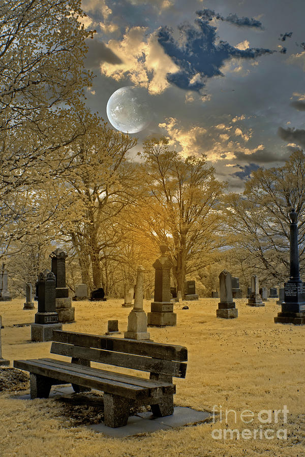 Surreal Cemetery Photograph by Ed McDermott