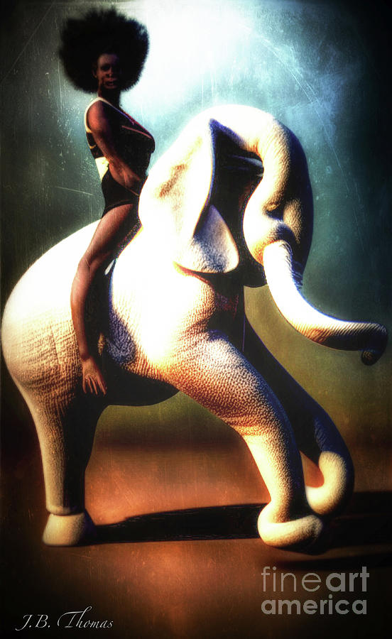 Surreal Elephant Digital Art by JB Thomas