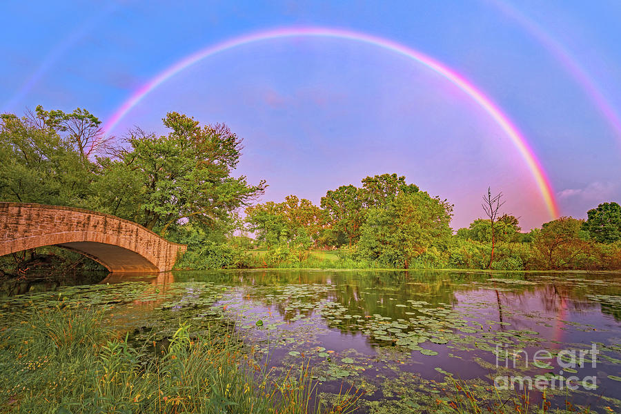 Surreal Rainbow Scene Photograph by The James Roney Collection