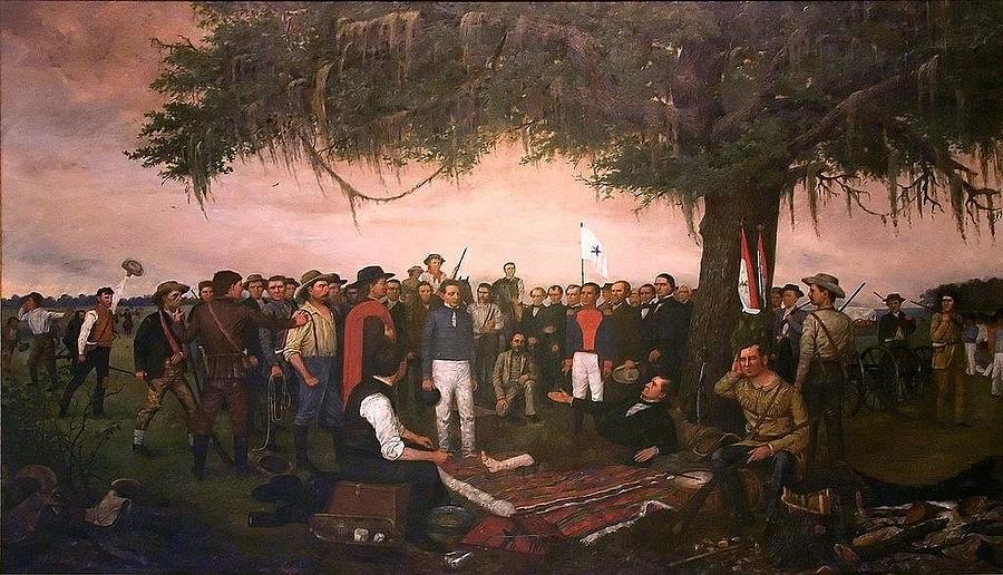 Surrender Of Santa Anna Photograph