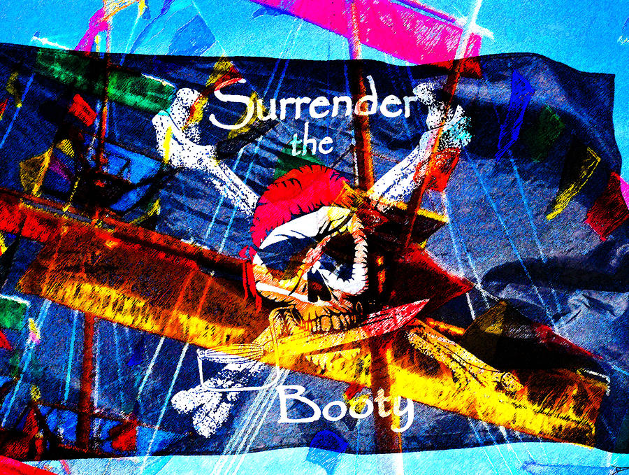 Surrender the Booty pirate art Painting by David Lee Thompson