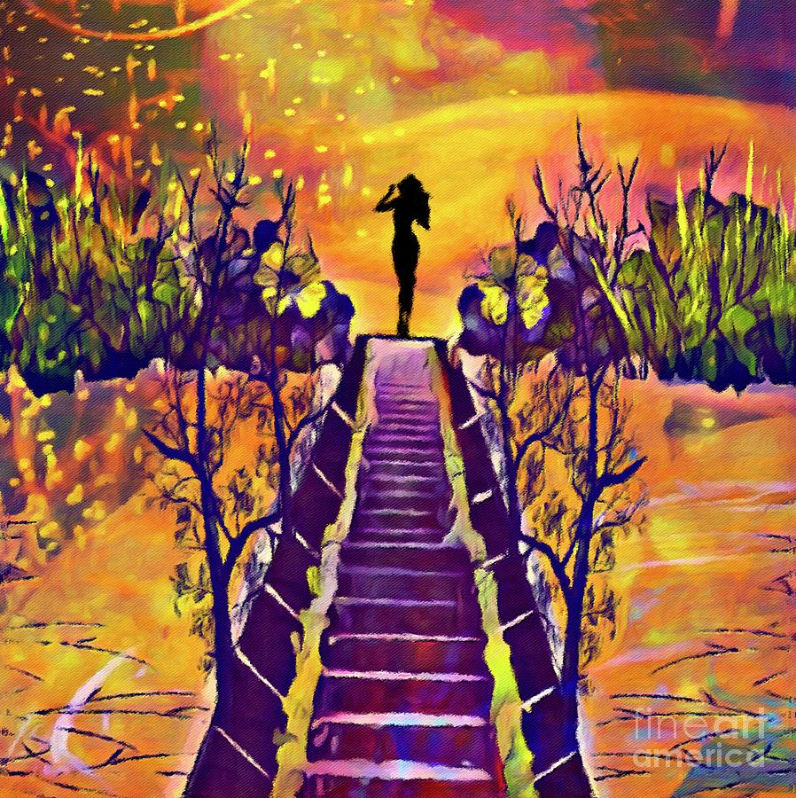 Surrender to the Sunset Digital Art by Lauries Intuitive