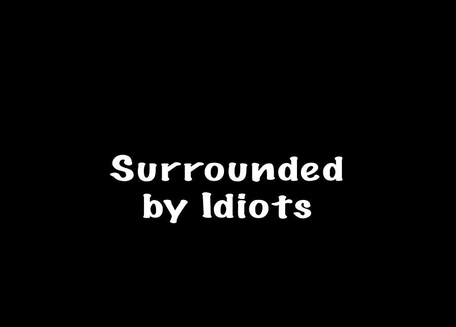Surrounded by Idiots Apparel  Photograph by Mark Stout