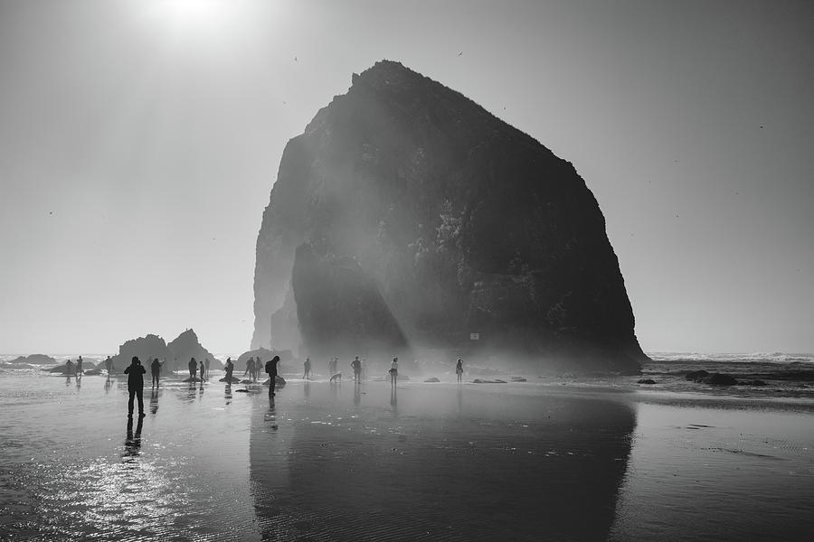 Nature Photograph - Surrounding Haystack Rock by Christopher Johnson