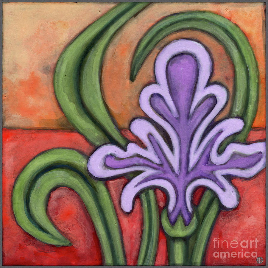 Surry. The Leaf and Bloom Design Collection Painting by Amy E Fraser