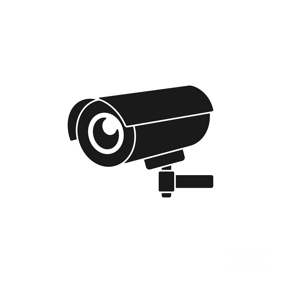 security camera vector