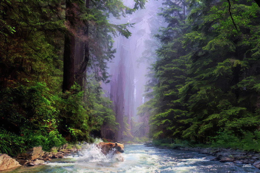 Survival Fishing In The Northwest - DWP1440740 Painting by Dean Wittle
