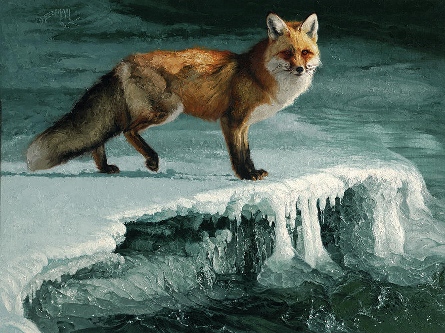 Wildlife Painting - Survival Mode by Greg Beecham