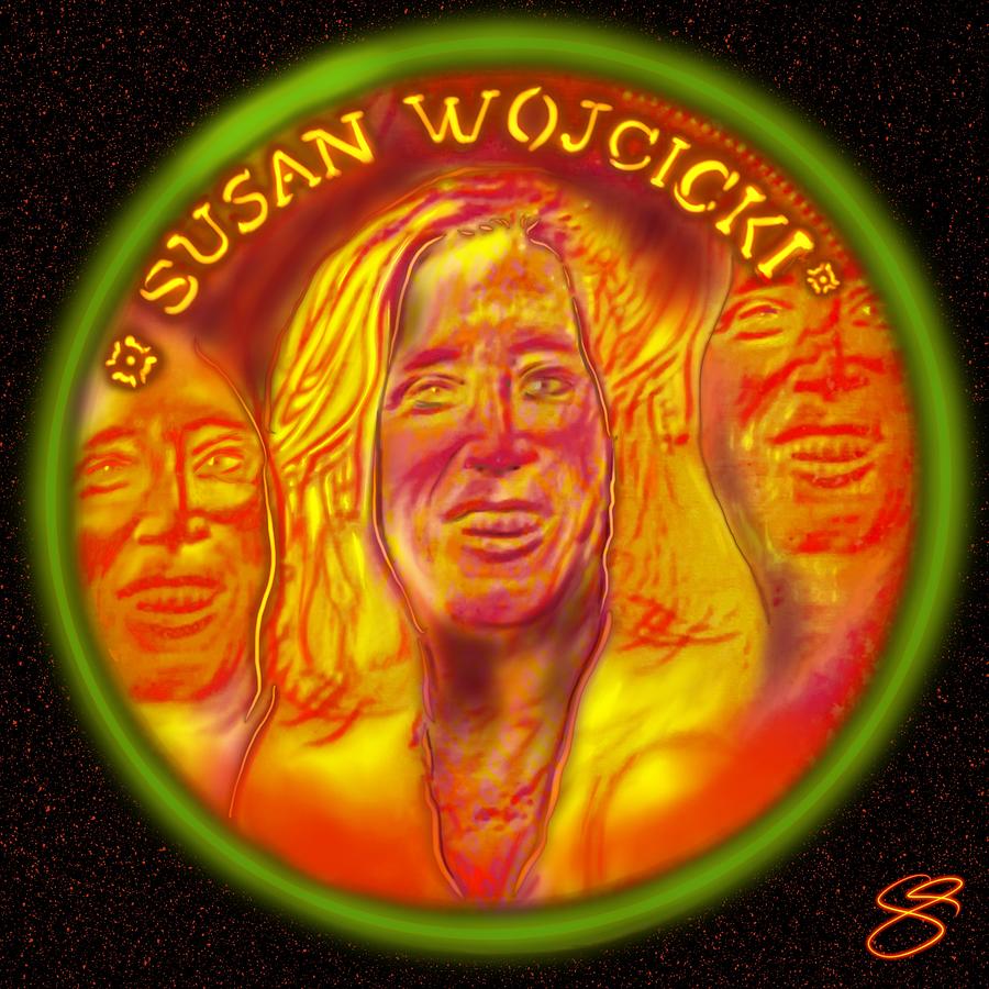 Susan Wojcicki Digital Art by Wunderle