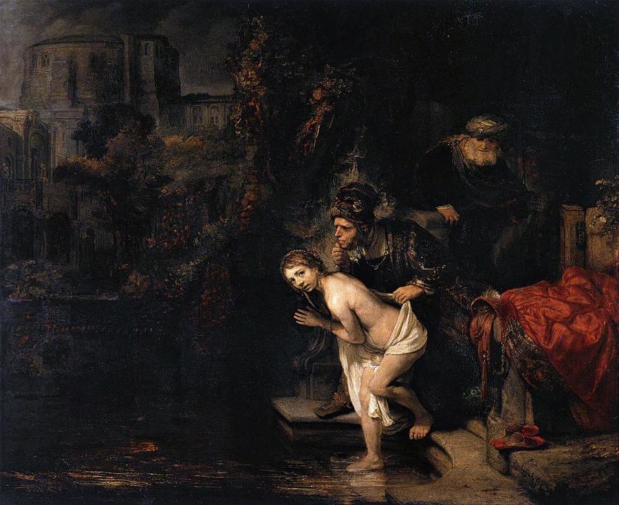 Susanna and the Elders Painting by Rembrandt