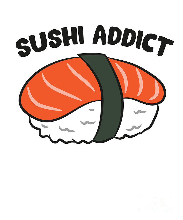 Sushi Addict Love Japanese Sushi Gift For Sushi Lover Tapestry - Textile by  EQ Designs - Pixels