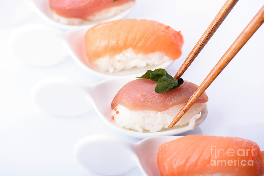 Sushi Set. Closeup. Photograph