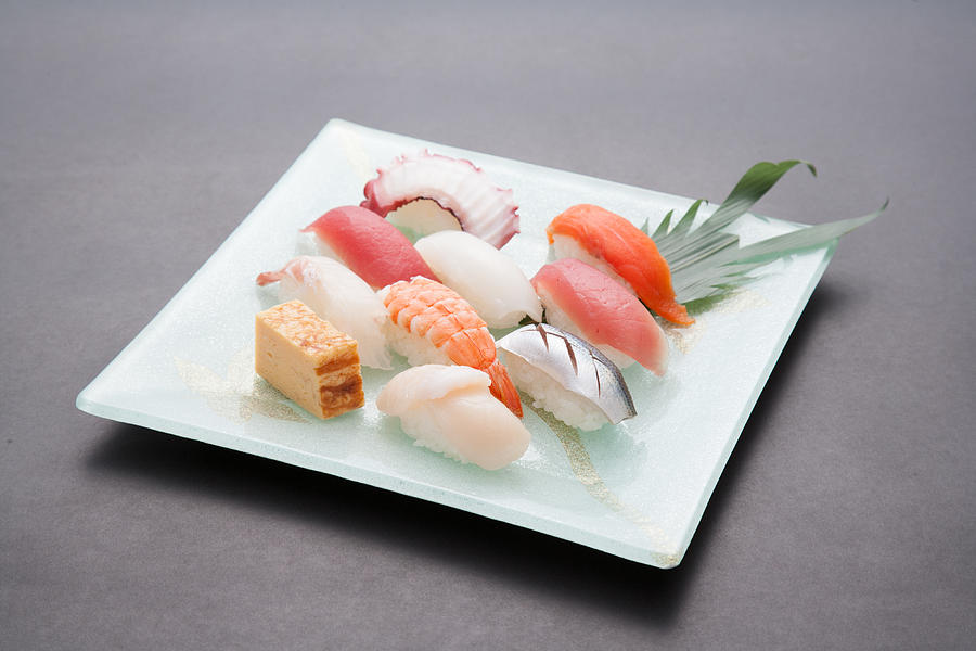 Sushi set meal Photograph by Axgxojun