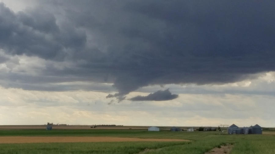 Suspicious Lowering Near Cheyenne Wells, Colorado  Photograph by Ally White
