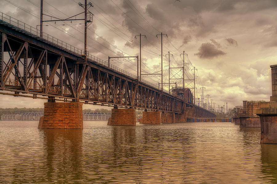 Susquehanna Railroad Bridge Photograph by Penny Polakoff