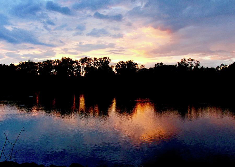 Susquehanna River Sunset Photograph by Joy Buckels