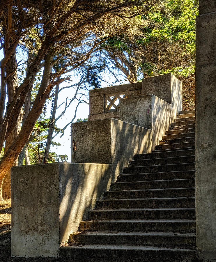 Sutro Home stairs Photograph by Donald Kinney Sutro Home stairs Photograph by Donald Kinney
