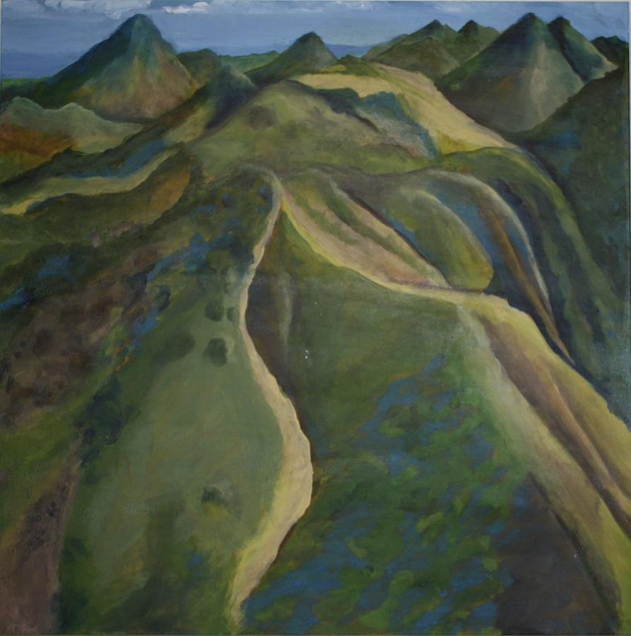  Sutter Buttes  Painting by Gitta Brewster
