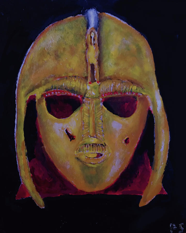 Sutton Hoo Helmet Painting