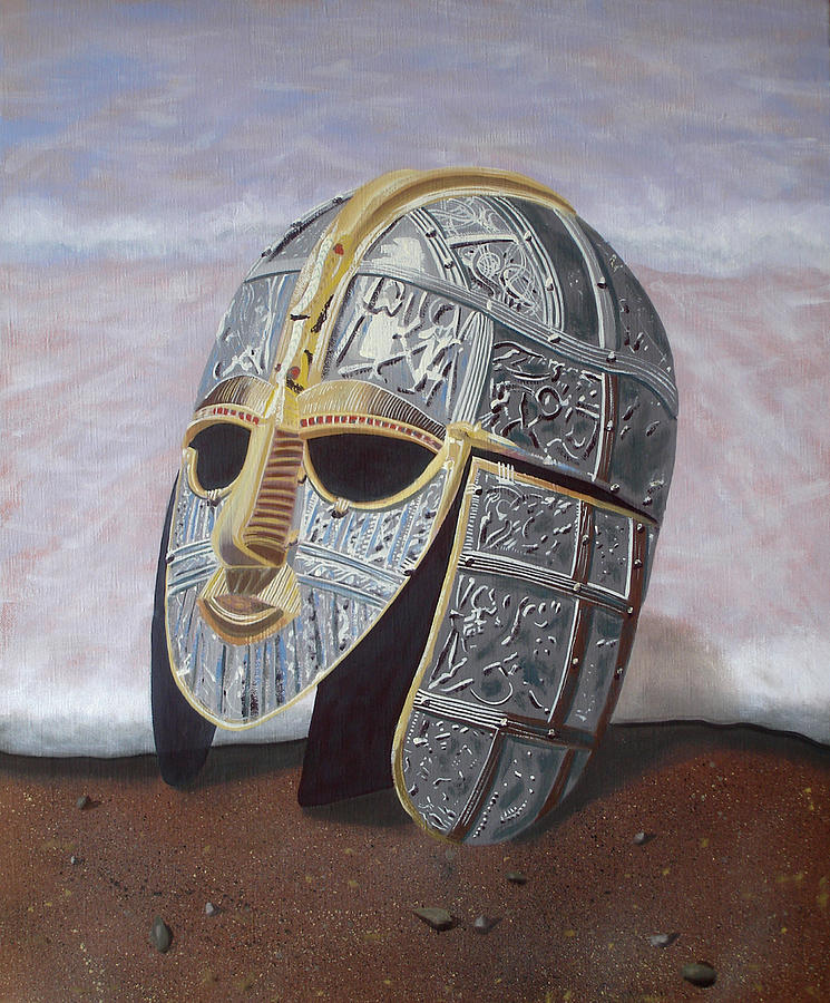 Sutton Hoo Painting by Robert Walker | Fine Art America