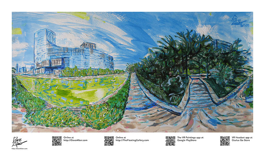 Suzhou Painting - Suzhou, SIP, Continuities In Space 04, Suzhou Hilton Doubletree by Dave Alber