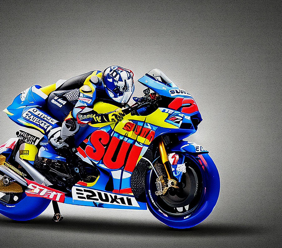 Suzuki Gsxrr 2020 Motogp Team Suzuki Ecstar Alex Rins Side View Racing ...