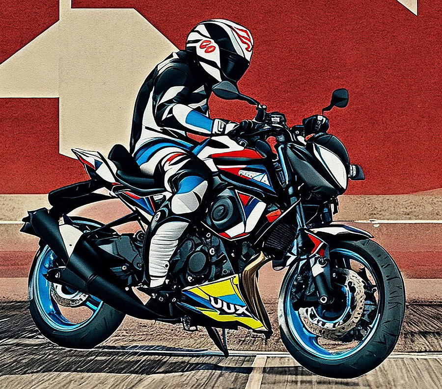 Suzuki Gsxs750 Rider 2018 Bikes Superbikes Road Suzuki Pop Art ...