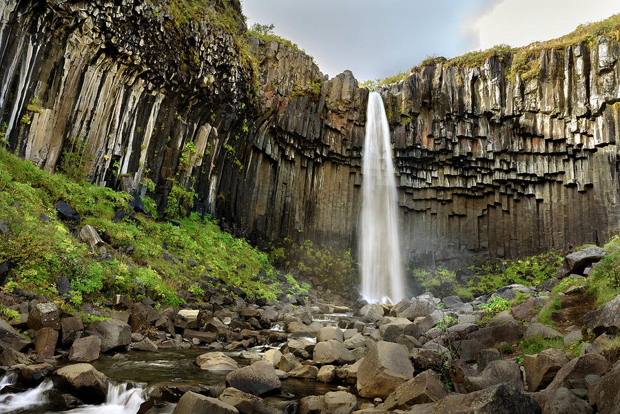 Svartifoss waterfall in Iceland #2 Photograph by RicardMN Photography