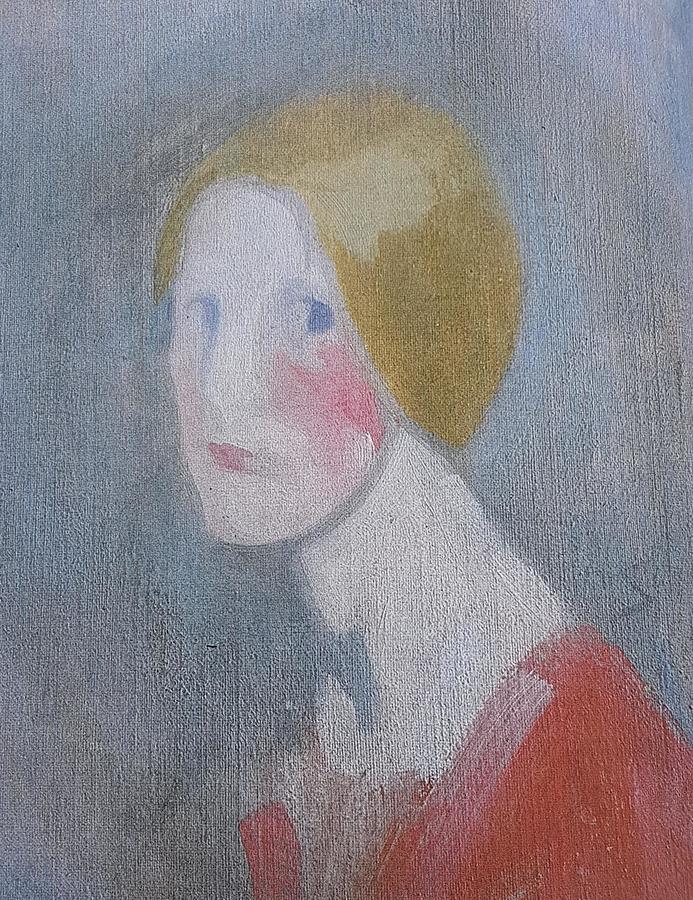 Svenska Kvinnohuvud malat av Helene Schjerfbeck Self-portrait Painting ...