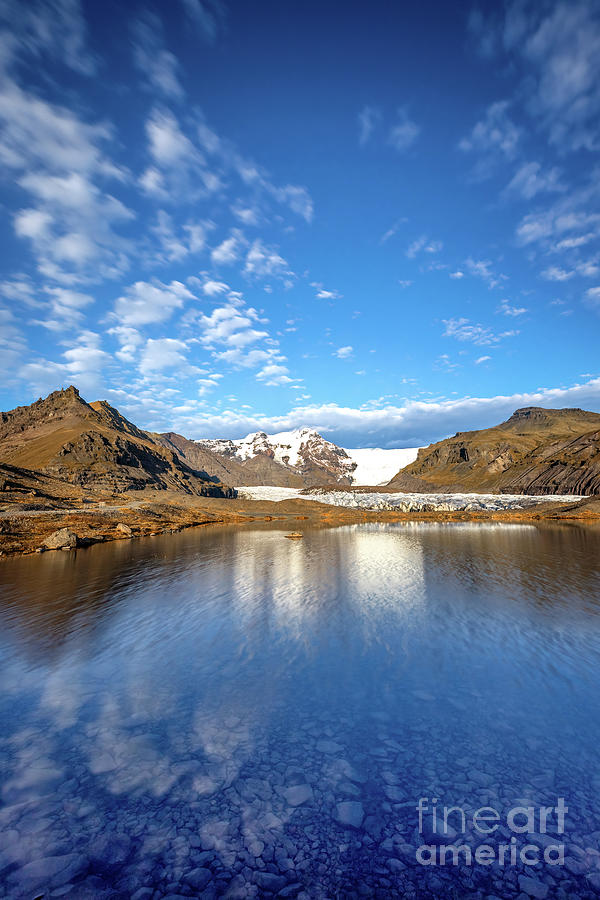Svinafellsjokull, an outlet glacier of Vatnajokull, the largest  Photograph by Jane Rix