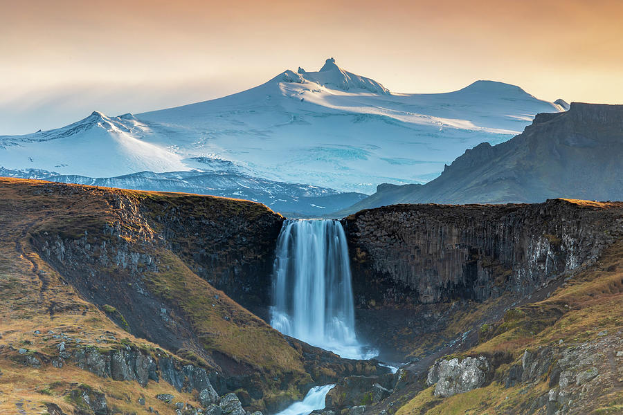 Svodufoss, Snaefellsnes Peninsula, Iceland Photograph by Adrian Hendroff