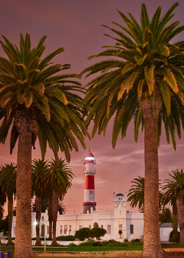 Swakopmund Lighthouse, Namibia Photograph by Peter Boehringer