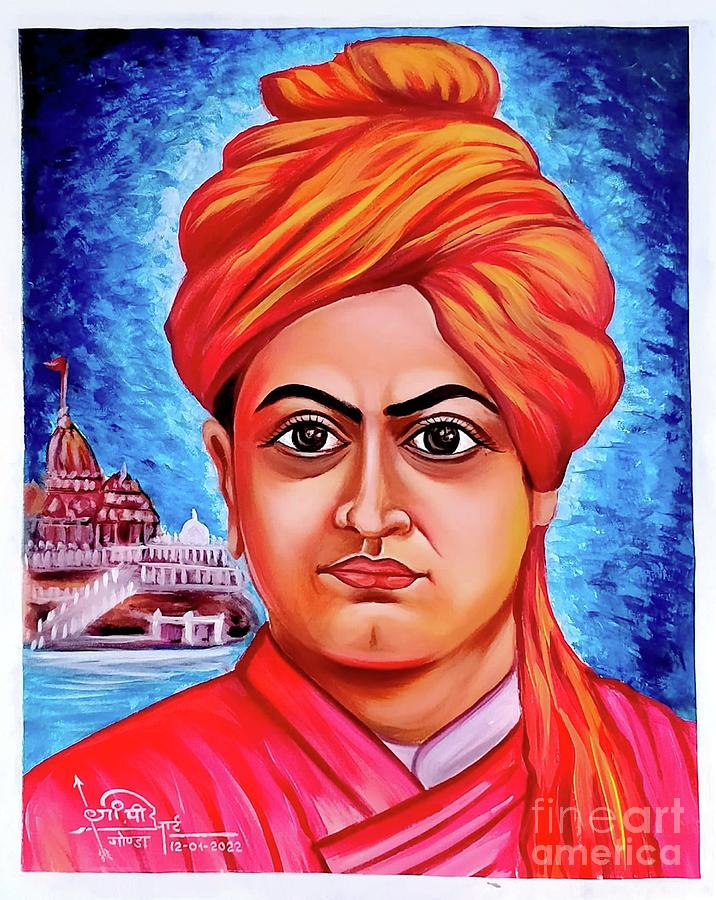 Swami Vivekanand Painting by Gaya Prasad - Fine Art America