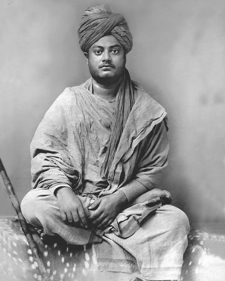 Swami Vivekananda as a Mendicant or Wandering Sadhu Photograph by Unknown Photographer