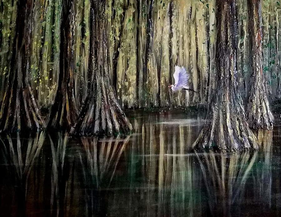 Swamp 2 Painting by Larry Palmer