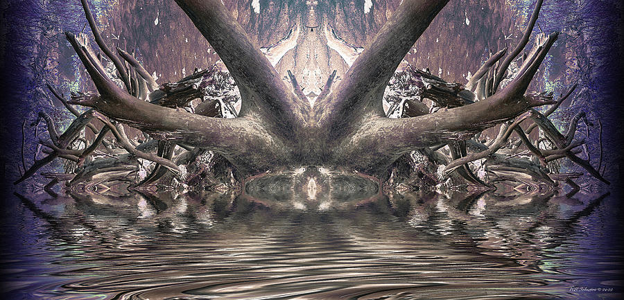 Swamp Dawn Digital Art by WB Johnston