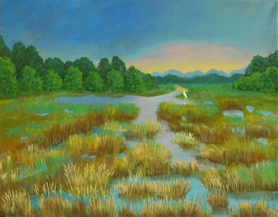 Swamp Painting by Lisa MacDonald
