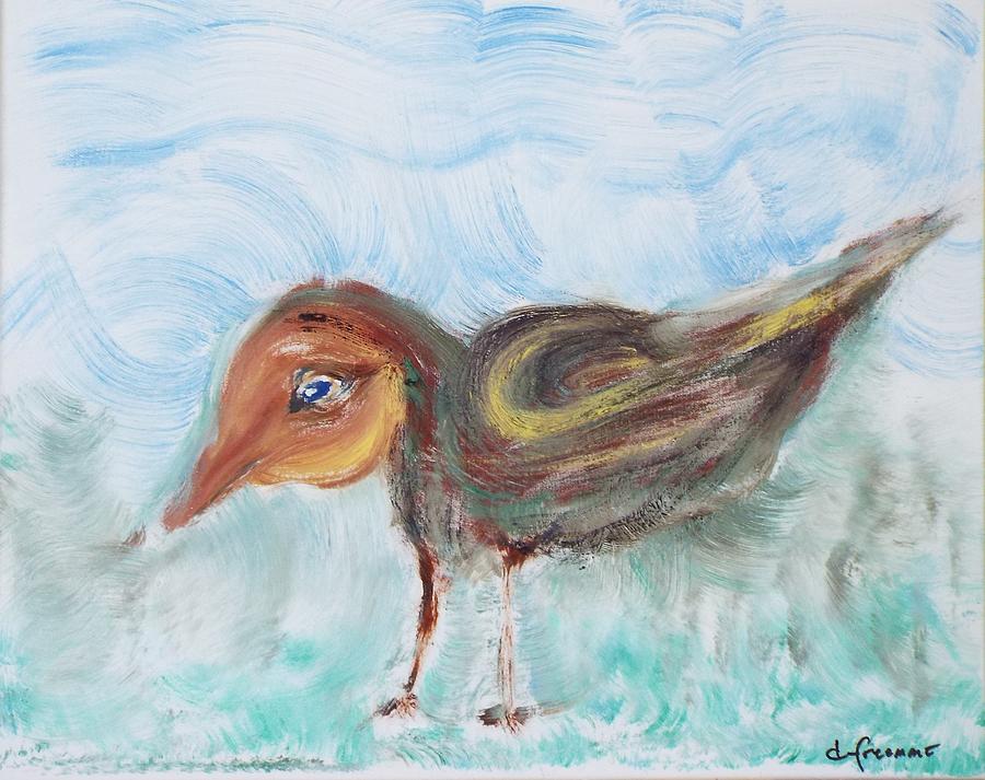 Swamp Sparrow Painting by David McCready